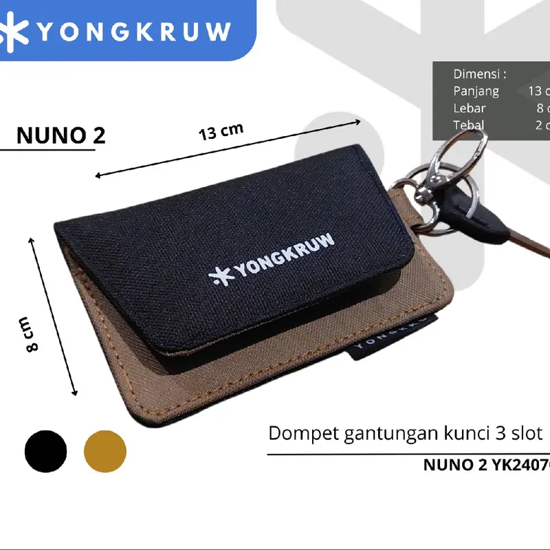 YONGKRUW NUNO - YK24070002  Dompet STNK E-Money Gantungan Kunci Kartu 1