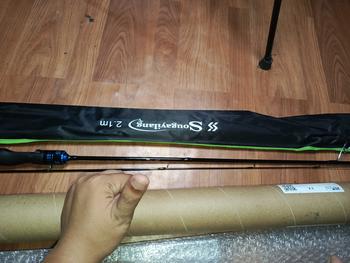 Product Review of [COD]Joran Pancing Ulight Berputar 2 Bagian Tongkat Pancing 1.8M/2.1M dengan Bahan Serat Karbon Tinggi dengan Pegangan EVA Joran Tegek from E**i 0