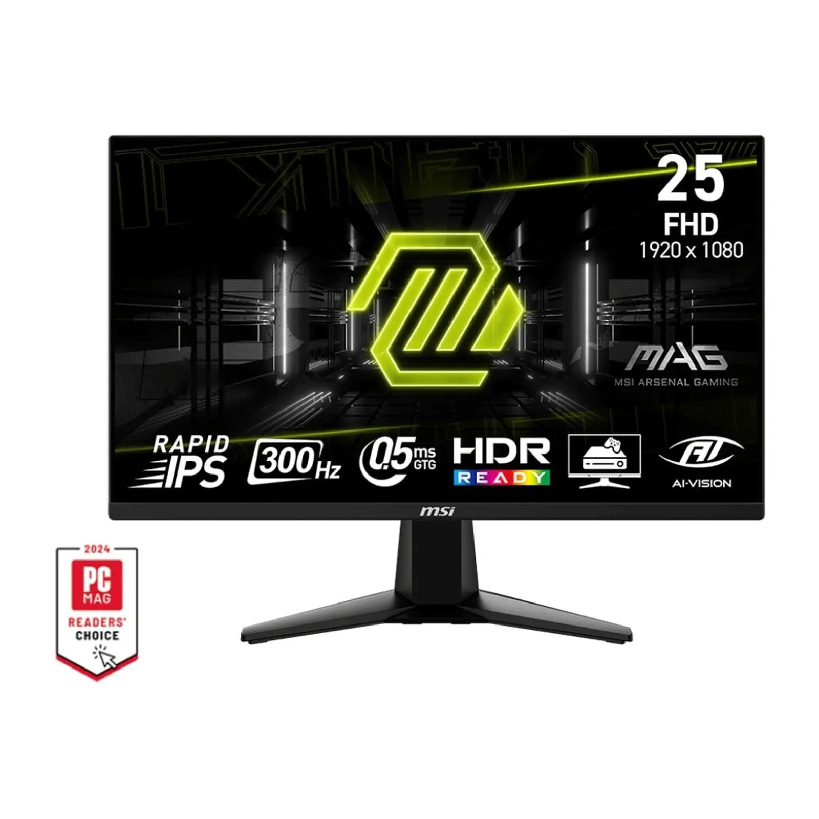 MSI GAMING MONITOR 25 INCH MAG 255XF / MAG255XF RAPID IPS FHD 1080P FHD 0.5MS 300HZ