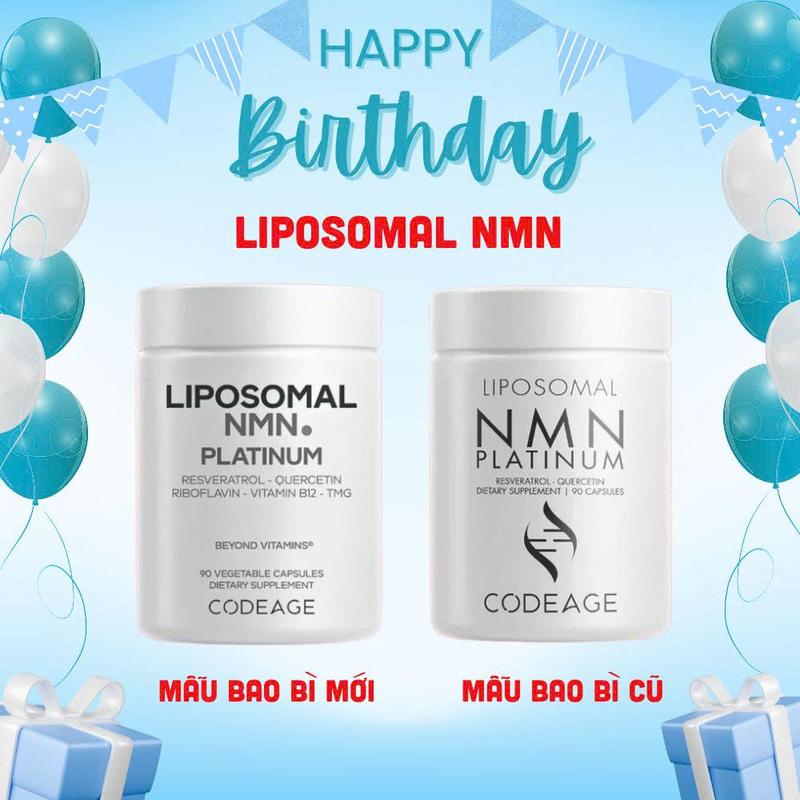   NMN  Viên uống liposomal NMN Codeage hỗ trợ cải thiện sức khỏe USA dùng được cho cả nam và nữ hộp 90 viên 2 - NPP Codeage 