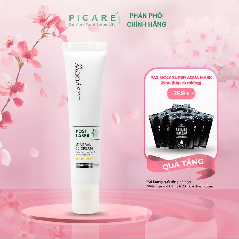 Kem Chống Nắng Trang Điểm Easydew Rx Post Laser Mireral Bb Cream Spf46 40ml Cosmetic Mỹ Phẩm Kem Nền Nữ