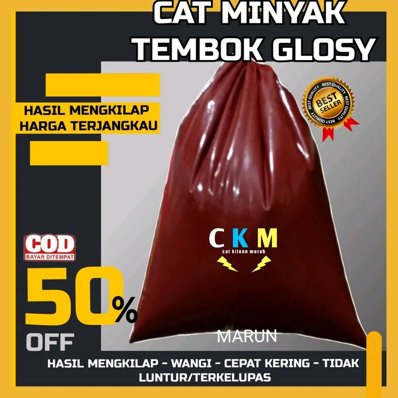 Cat minyak Tembok waterproof  1 kg ckm 11 Paint Filter 0