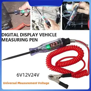 Tespen Testpen Kabel Aki DC Untuk Mobil Motor 6Volt / 12Volt / 24Volt
