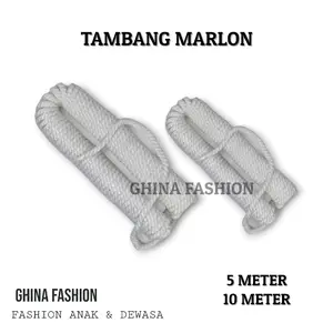 Tali Ikat Tambang Marlon Tali Koor Pramuka Kecil & Besar 5m 10m