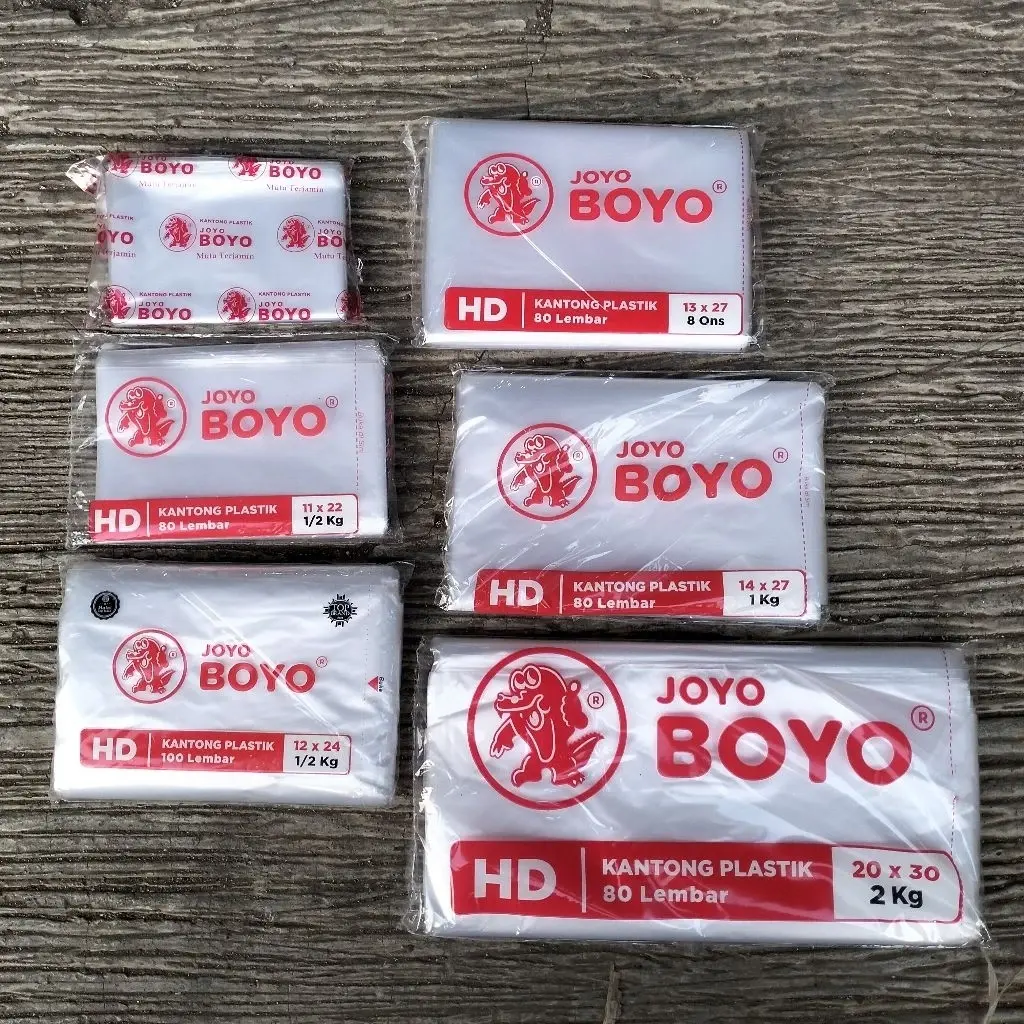 SEMUA UKURAN PLASTIK HD BURAM JOYO BOYO TAHAN PANAS UKURAN  1/4 1/2 8 ONS 1 1,5 2 KG