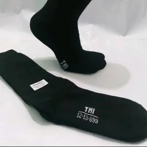 COD 6 PASANG Kaos Kaki Super Tebal TNI PDL Hitam Panjang Dengan Kualitas Tinggi dan Desain TNI POLRI