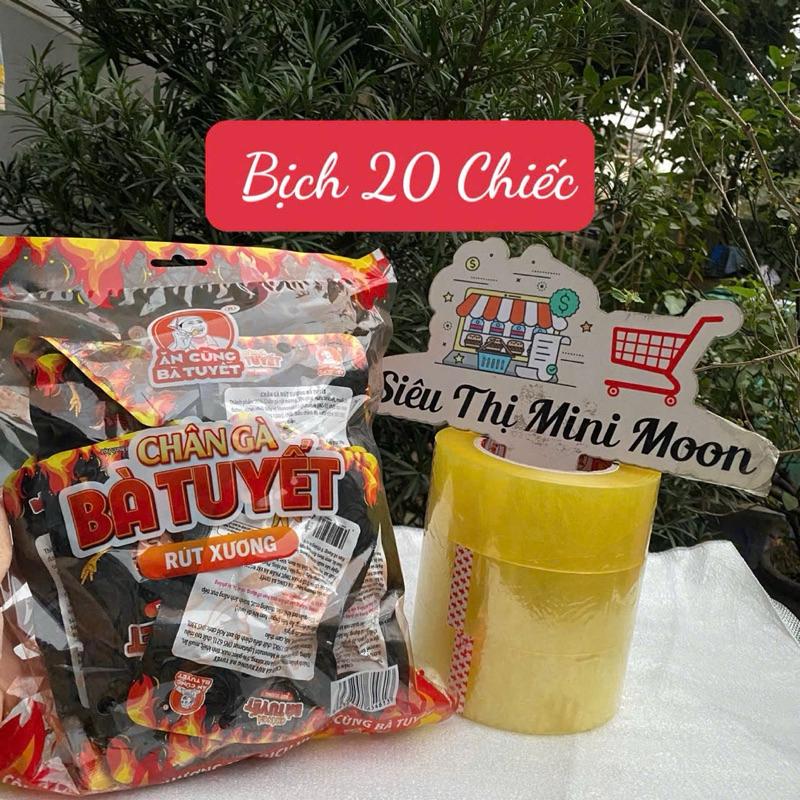 [Số lượng có hạn] Chân Gà Rút Xương Ăn Cùng Bà Tuyết Sẵn 2 Vị Sả Tắc 0 Gelatin _ Và Đen Tê Cay _ Có Ship Hoả Tốc Hà Nội