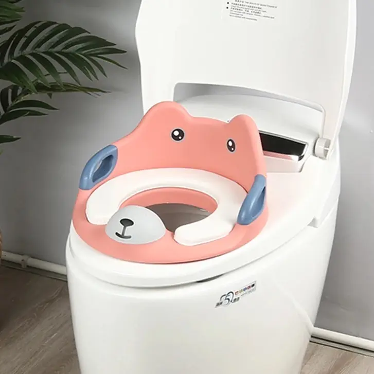 Toilet Training Anak Baby Potty Seat Closet Dudukan Kloset + Handle BPA FREE 3