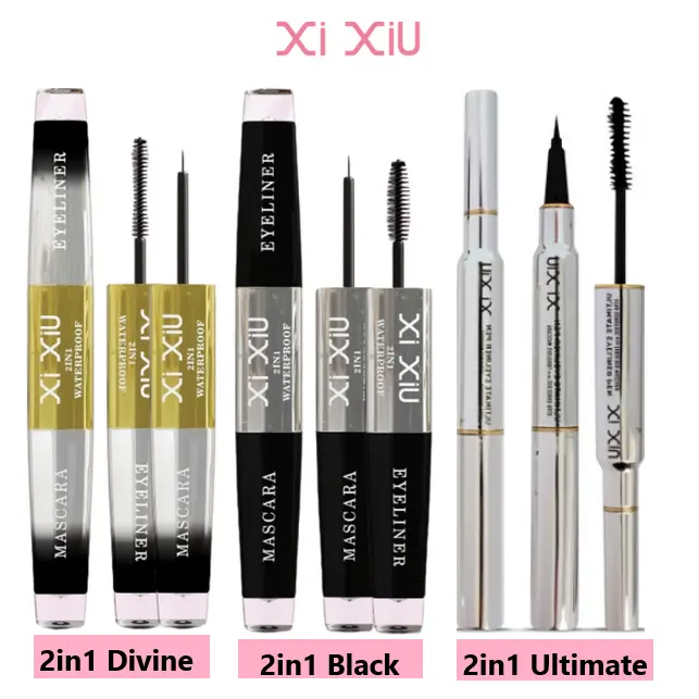 XI XIU 2 IN 1 MASCARA & EYELINER / WATERPROOF 0