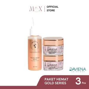 Daviena Skincare Paket Hemat Gold Series