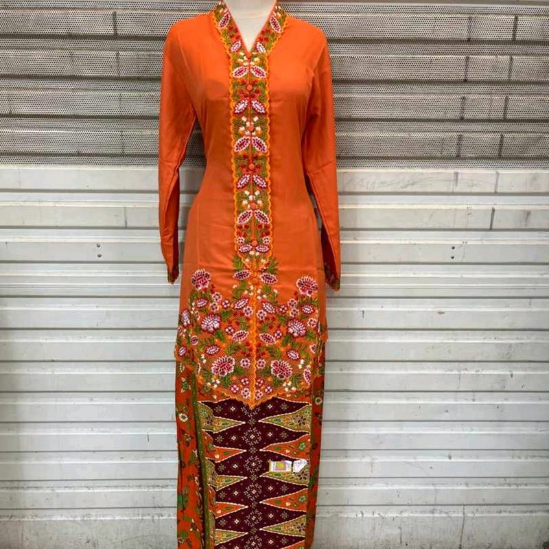 Atasan Kebaya TUNIK encim bordir warna // kebaya encim betawi. 4