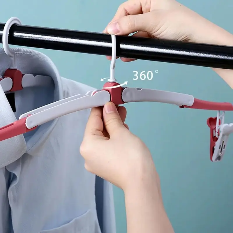 Hanger Baju Model Lipat Gantungan Baju Lipat 2 Klip 3