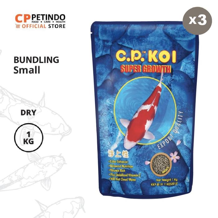 Gambar CPPETINDO (Bundling) CP Koi 2 mm Fish Food - 1 Kg (3 pcs) - CP Koi 2 mm 3pcs dari Cppetindo Shop Kota Depok 2 Tokopedia