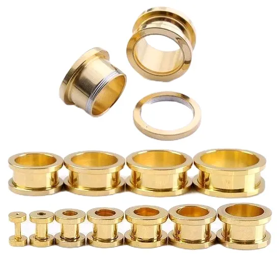 IKN/Anting Titanium Piercing Telinga Cowok Keren Persingan Plug 4mm-30mm - Earrings 1
