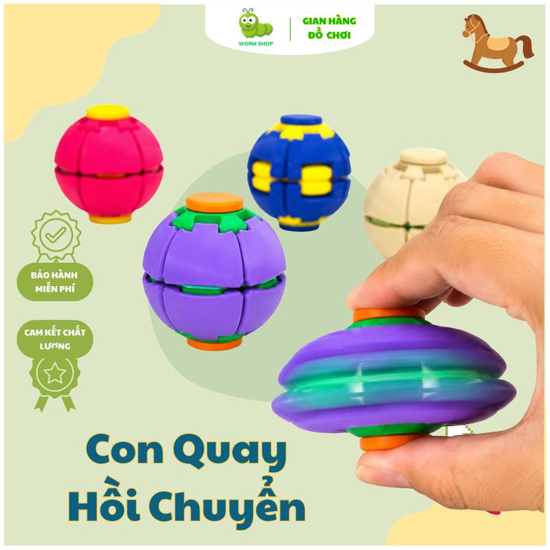 Đồ Chơi Con Quay Bóng Biến Hình Tự Xoay 3D Fidget Spinner Giảm Căng Thẳng Cho…