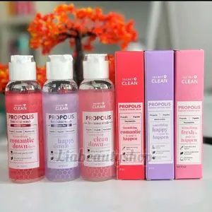 FEMININE SECRET CLEAN PAKET WASH+SERUM SPRAY Hygiene Perawatan Acid Extract Niacinamide Propolis