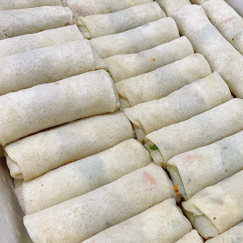 Vỏ bò pía tươi Tệp 100 lá làm nem hoặc ăn sống 5