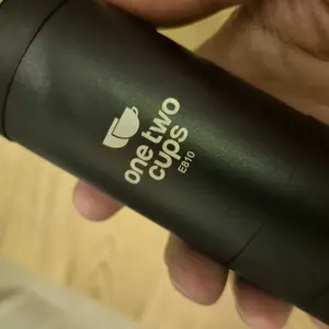 One Two Cups Alat Penggiling Kopi Manual Coffee Bean Grinder E810 - Black