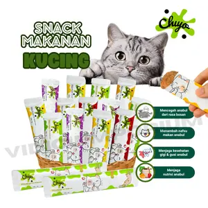 CHIYO Snack Pengemukan Makanan treats Kucing Pelengkapan kitten Hewan Peliharaan/Makanan Snack Kucing Adult Kitten