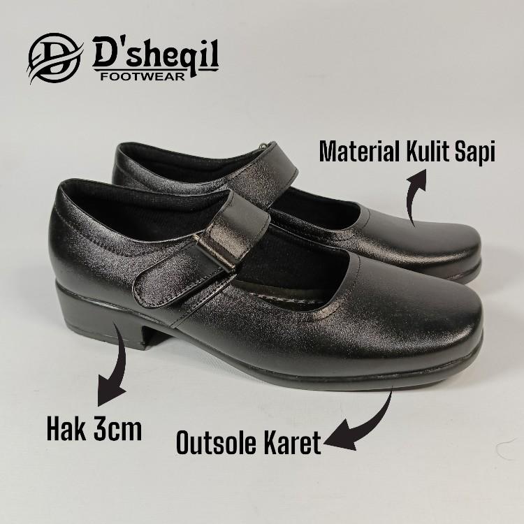 Sepatu Pantofel Wanita Kulit Sepatu Paskibra Kulit Sapi Shoes