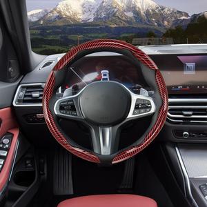 Funda para volante de coche, protector antideslizante para volante, funda universal para volante de coche de 15 pulgadas, accesorios decorativos, accesorios para coche