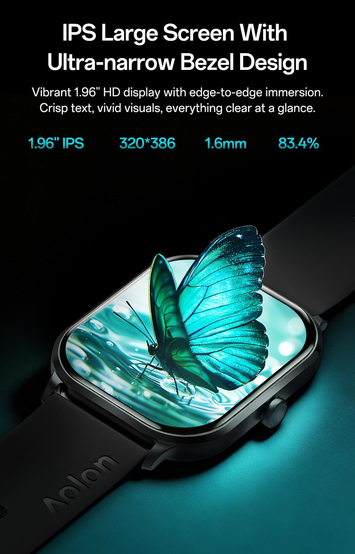 【24H ship】Huafit A2 Official Smartwatch Slim Terbaru | Balas Pesan Singkat Cepat |Monitor Emos| Layar Penuh IPS1.96'' | Super tipis 8.5mm | Tahan Air IP68 | 110+ Mode Olahraga | SpO2 & Detak Jantung 24 Jam |Smartwatch untuk Pria & Wanita Smart Watch Aolon 【24H ship】Huafit A2 Official Smartwatch Slim Terbaru | Balas Pesan Singkat Cepat |Monitor Emos| Layar Penuh IPS1.96'' | Super tipis 8.5mm | Tahan Air IP68 | 110+ Mode Olahraga | SpO2 & Detak Jantung 24 Jam |Smartwatch untuk Pria & Wanita Smart Watch Aolon