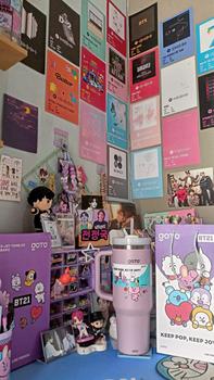 Product Review of Goto [COD] K-Joy X BT21 Tumbler Tahan Dingin Panas Botol Tempat Minum Aesthetic 1.2L from ⚝**e 𐙚**⭑ 0