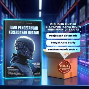 AICO -  Buku Ilmu Pengetahuan Kecerdasan Buatan (IPKB) Panduan AI, Buku ChatGPT, & Tools Masa Depan - Praktis untuk Semua Kalangan