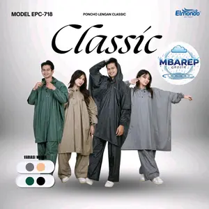 JAS HUJAN ELMONDO CLASIC PONCO CELANA JAS HUJAN VIRAL JAS HUJAN MURAH