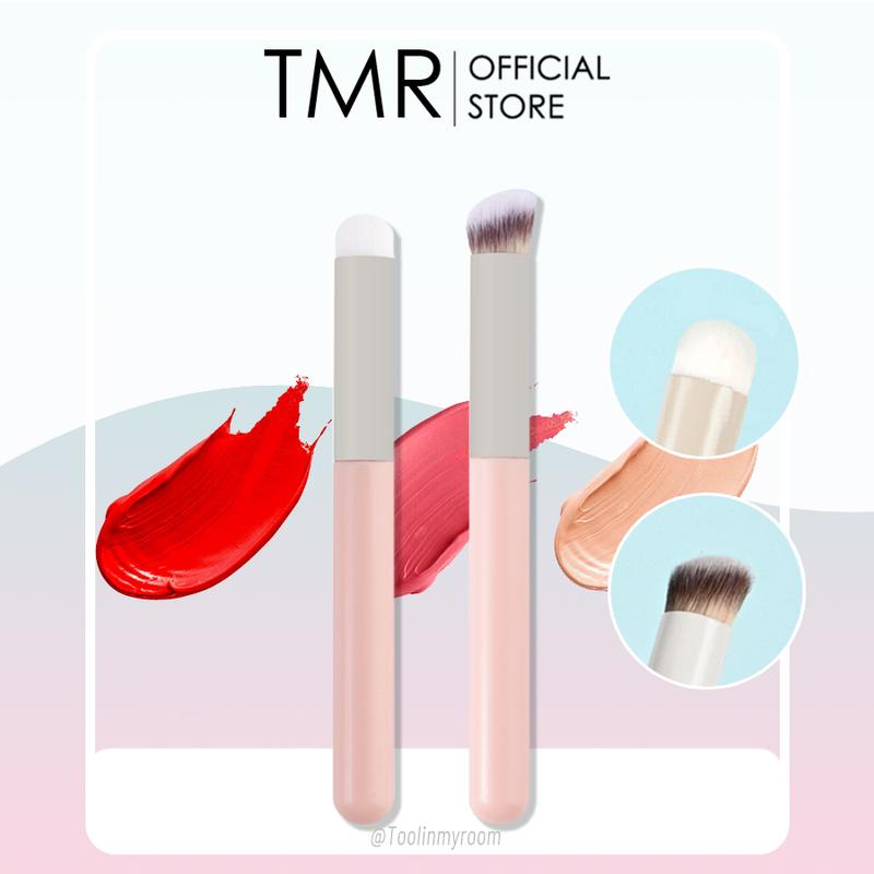 TMR Cọ Môi Che Khuyết Điểm Đa Năng Rosé, Women Cọ đầu tròn màu hồng linh hoạt tán son siêu đỉnh che khuyết điểm