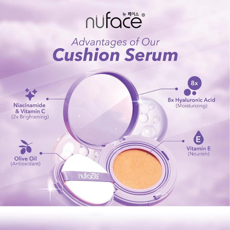 Nuface Flawless+ Serum Cushion with SPF 30 PA+++ (Medium to High Coverage) 2
