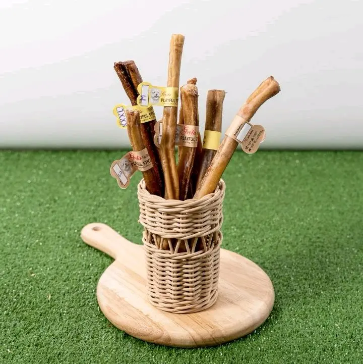 Greta Kuchen Playful Bully Stick Dog Dental Treat Snack Cemilan Anjing