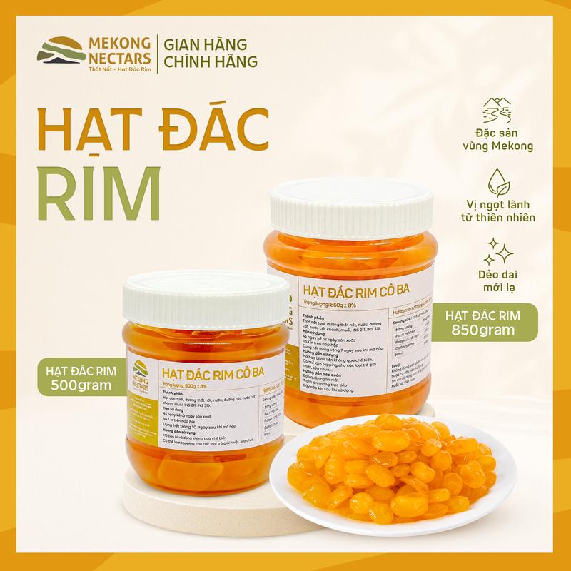 Thốt Nốt Rim - Hạt Đác Rim Kèm 100ml Nước Đường Thốt Nốt - Topping Đồ Uống, Pha…