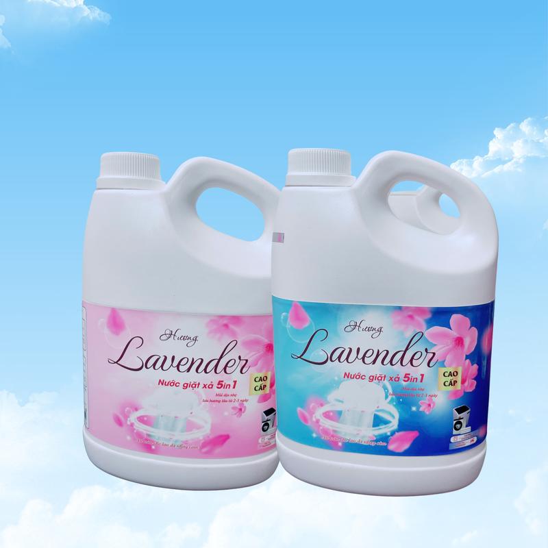 [ COMBO 7 CAN ] Nước Giặt Xả Lavender, dung tích 1700ML/CAN. Nước Giặt Siêu Đậm Đặc, Siêu Thơm, Combo siêu tiết kiệm. 3