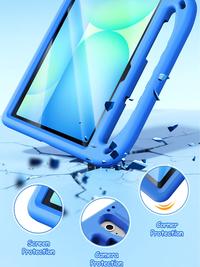 Gambar Dux Ducis Case Compatible for Samsung Tab S11 | Tab S10 Lite | Tab S10 FE | Tab S9 FE | Tab S9 | Tab S8 | Tab S7 - Puff Cover Casing - Safe for Kids / Children - Biru, Tab S11 dari Gojali.id Kota Administrasi Jakarta Utara 2 Tokopedia