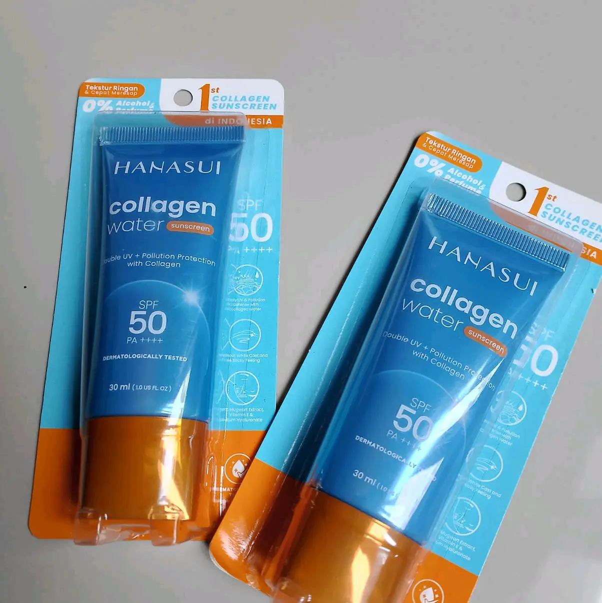hanasui sunscreen collagen spf 50+++ 30ml