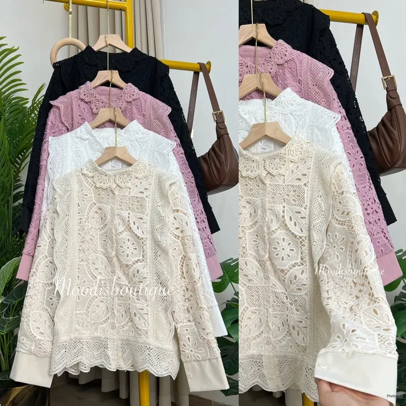 Moodis - Kyeopta Emroidery Top Kemeja Bordir Brukat 4