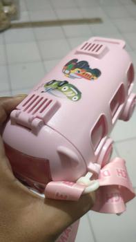 Product Review of Botol Minum Anak Mobil Mobilan Karakter Untuk Anak Sekolah Bentuk Bus Beruang Cipung Viral dan Lucu Sedotan Tali Bottles Minuman from 😘**😘 0