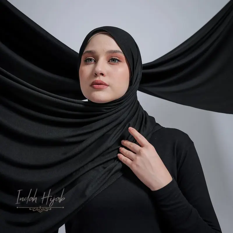 Pashmina Kaos Rayon Premium - Pashmina Turkey Shawl - Hijab Pashmina Mleyot - Pashmina korea style 2