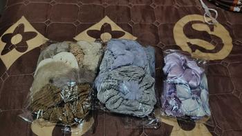 Product Review of ED - 7PCS / SET IKAT RAMBUT SCRUNCHIE CEPOL / KUNCIRAN RAMBUT SCRUNCHIE BULU SET from R**6 1