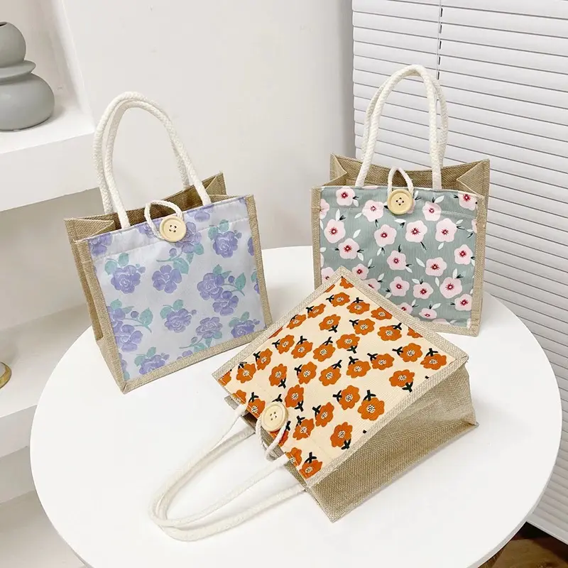 STOCK MY Japan Canvas Design Tote Bag Handbag Shoulder Beg Sling Bags Kanvas Tahan Lama Tahan Lasak Totebag Wanita