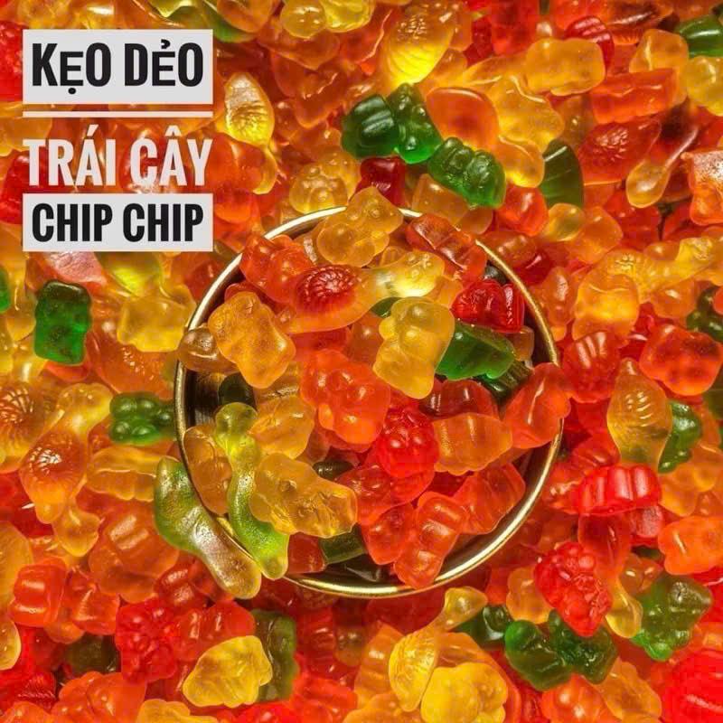 500g Kẹo Dẻo Trái Cây Chip Chip Siêu Ngon