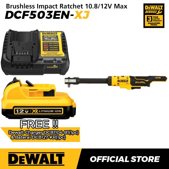 Gambar Dewalt Brushless Impact Ratchet 10.8/12V Max SQ 3/8" DCF503EN-XJ (Unit Only) - DCF503EN-XJ Only dari Dewalt ID Kota Administrasi Jakarta Barat 5 Tokopedia