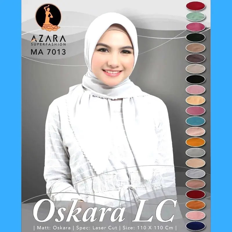 10 ATAU 5 SEGI EMPAT OSKARA POLOS LC PACKING PLASTIK ORI AZARA SUPERFASHION 3