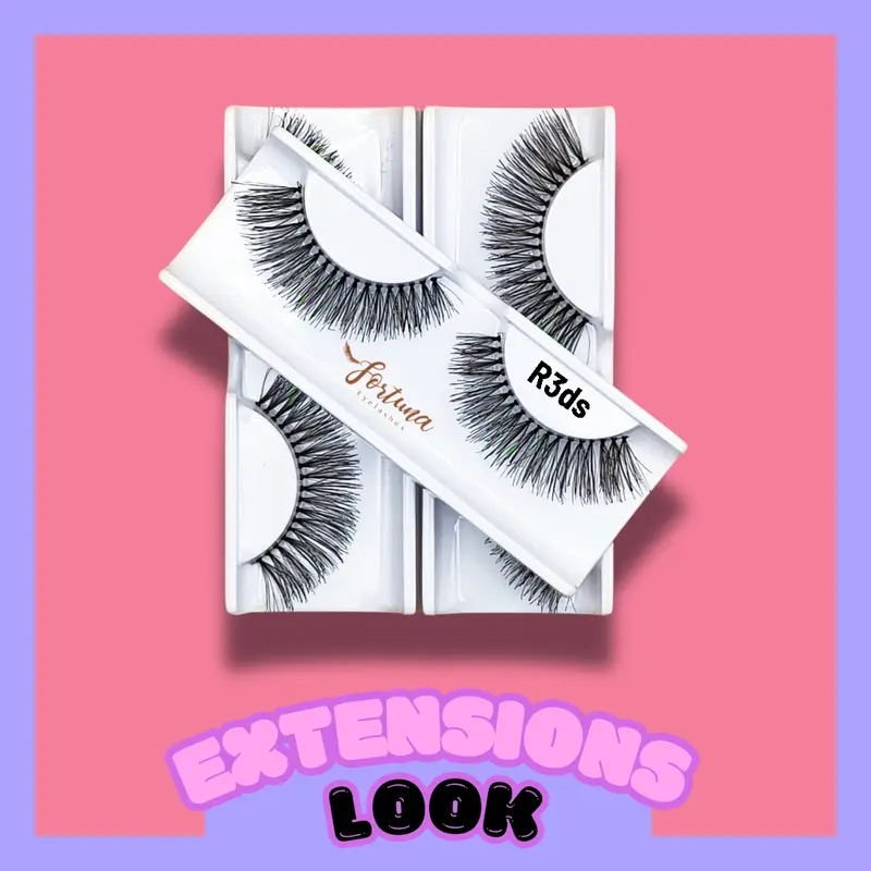 Bulu Mata Palsu 3d Tebal dan Lentik Cat Eyes Look | Kode R 3ds Bulumata Eyelash 5