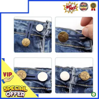 Kancing Pembesar Celana Clana Jeans / Extender Pembesar Celana / Kancing Mengatasi Celana Kekecilan 6