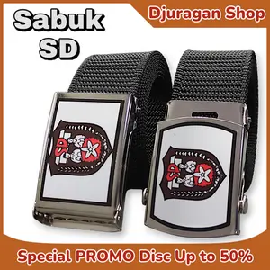 Ikat pinggang Anak Sekolah Sabuk SD Gesper Nylon Fashion