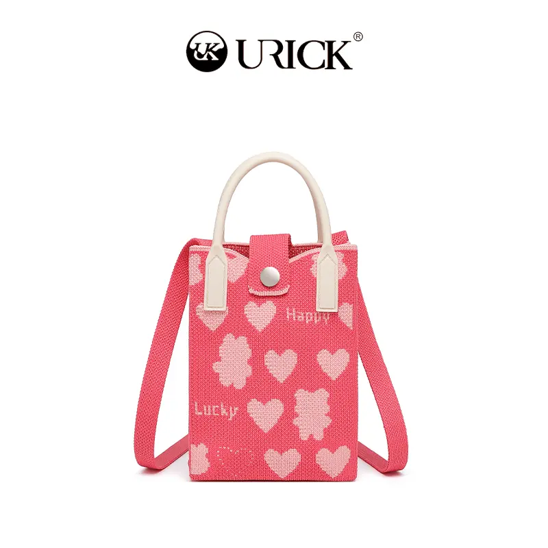 URICK Women's Large Capacity Wallet | Mini Shoulder Crossbody Bag