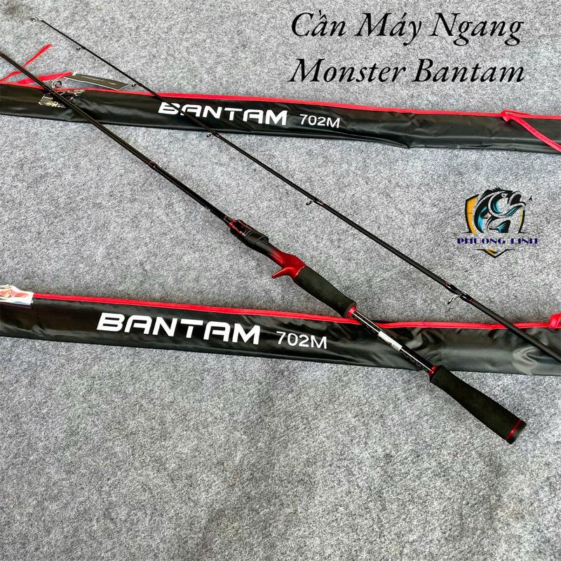 [cần máy ngang] Cần Câu Lure Monster Bantam chính hãng- Bắt Cá, Fishing