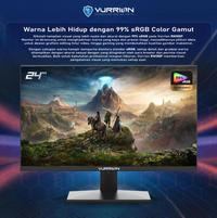 Gambar VURRION VR24-RN100F 24" Inch - FHD 1080p IPS 100Hz 1ms 99% sRGB HDMI VGA Gaming Monitor I VR24 RN100F dari Duta Mandiri Infokom Kota Administrasi Jakarta Pusat 5 Tokopedia